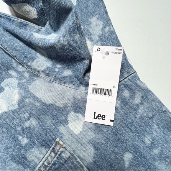 NWT Lee Vintage Modern Union-Alls Coveralls Jumpsuit Denim Splatter XL - Picture 9 of 12